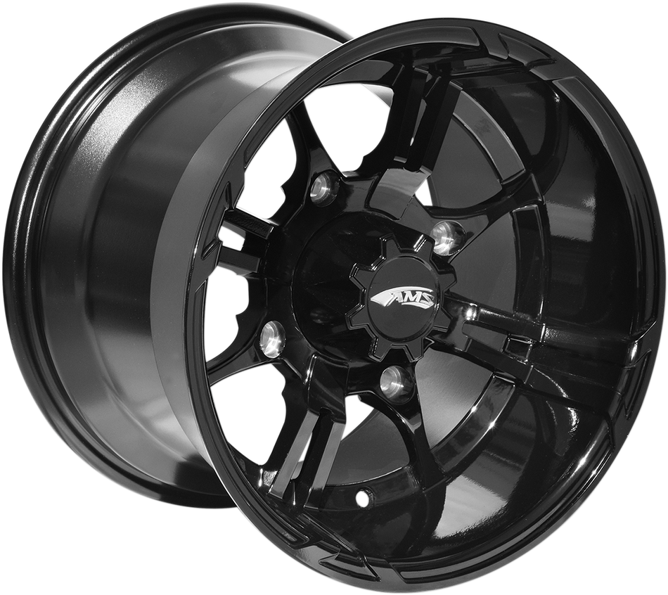 AMS Roll'n 108 Wheel - Front - Black - 15x8 - 4/156 5802-032BS