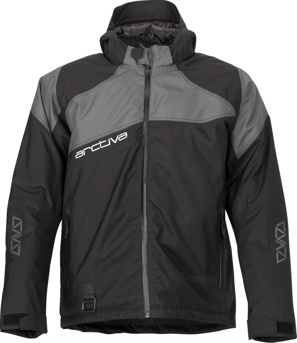ARCTIVA Pivot 5 Hooded Jacket - Black/Gray - Small 3120-2054