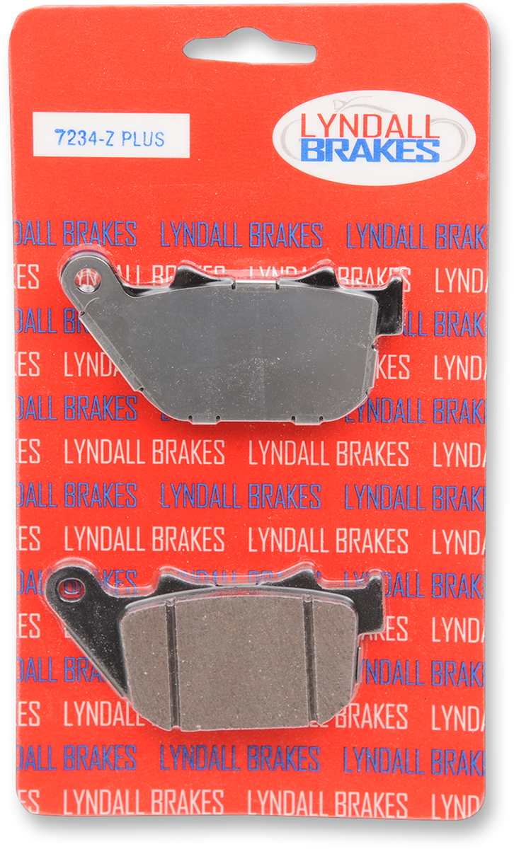 LYNDALL RACING BRAKES LLC Z-Plus Brake Pads - Sportster 7234-Z+