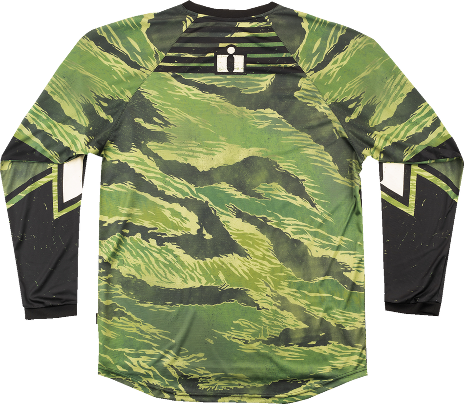 ICON Tiger’s Blood Jersey - Green Camo - Large 2824-0086