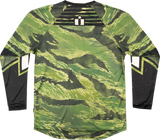 ICON Tiger's Blood Trikot – Grünes Camouflage – Größe S 2824-0084