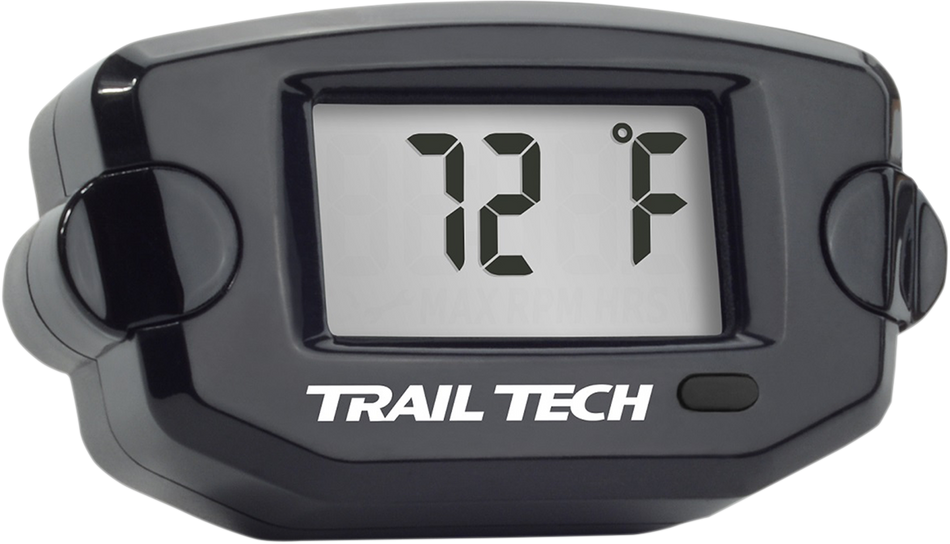 TRAIL TECH Universal Temperature Meter - Surface Mount - Black - 7 mm 742-EF4