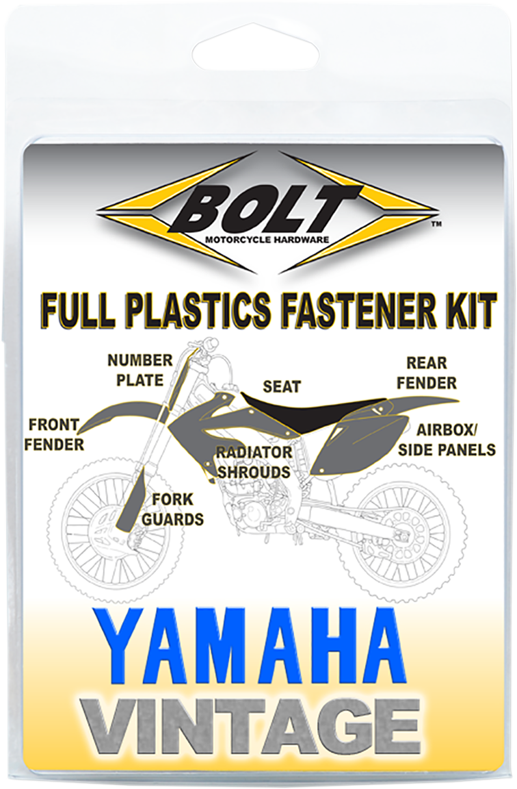 Kit de carrocería con cierre de perno - Yamaha - YZ YAM-9802201 