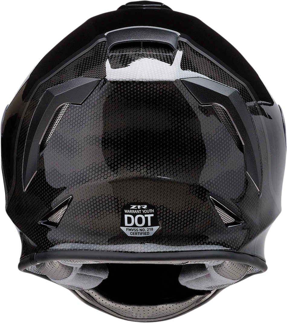 Z1R Youth Warrant Helmet - Kuda - Gloss Black - Medium 0102-0246