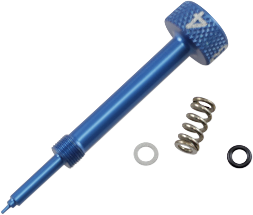 MOOSE RACING Fuel Mixture Screw by Zip-Ty - Blue FMS01-BL