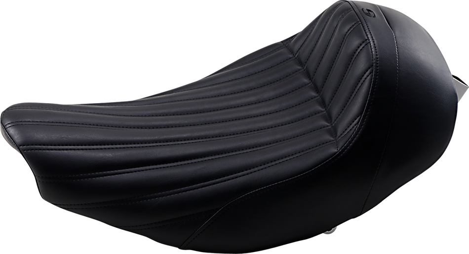 SADDLEMEN Knuckle Solo Seat - Black - Indian I14-07-0023