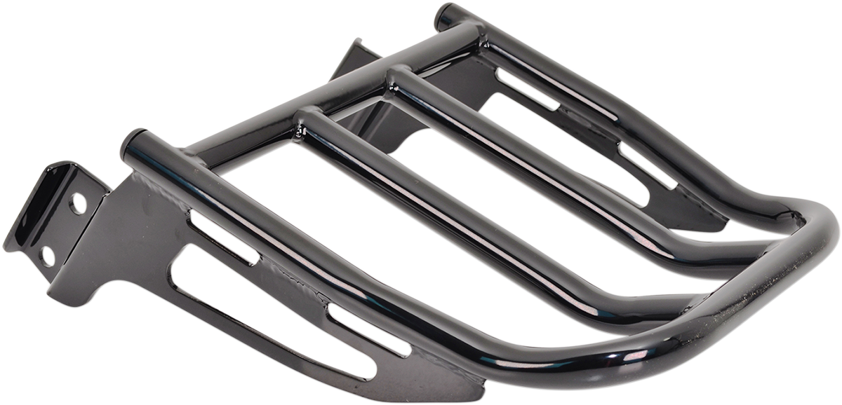 MOTHERWELL 2-Up Backrest Luggage Rack - Gloss Black MWL-165-GB