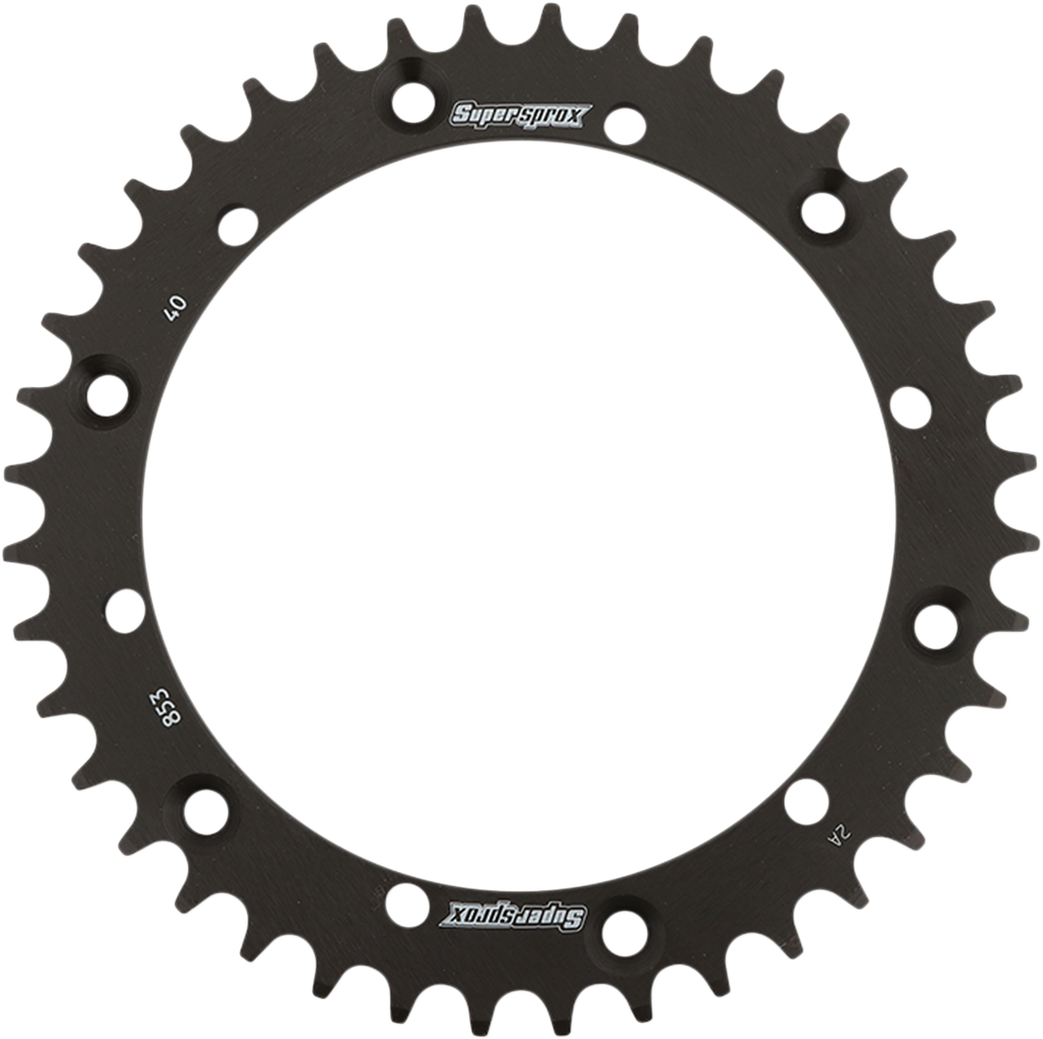 SUPERSPROX Steel Rear Sprocket - 40 Tooth RFE-853-40-BLK