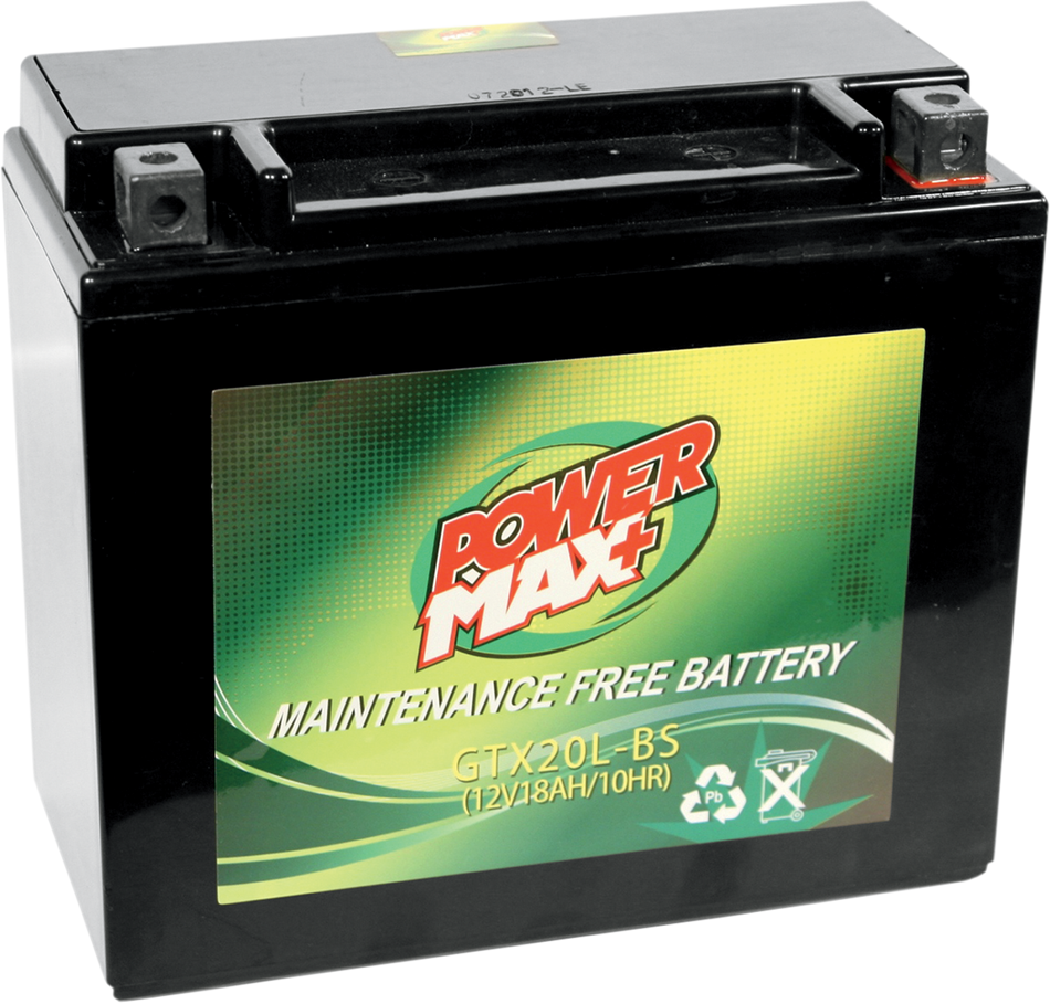 POWER MAX Battery - YTX20L-BS GTX20L-BS