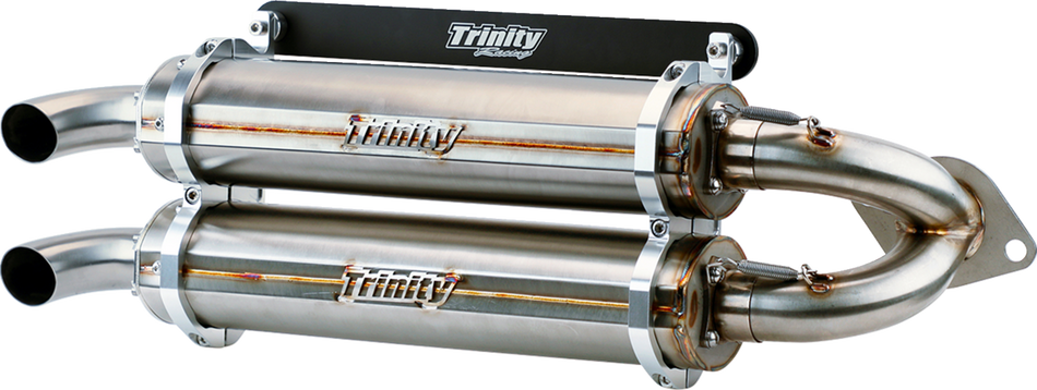 TRINITY RACING Stainless Steel Slip-On Muffler TR-4118S-SS