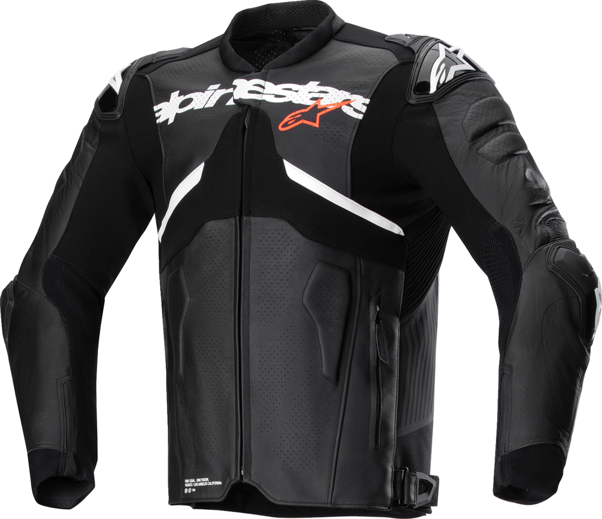 ALPINESTARS Atem v5 Leather Jacket - Black/White - 58 3106524-12-58