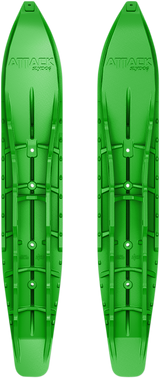 SLYDOG SKIS Attack Ski - Green - 7" - Pair ATKSOLGRNLOPBLK