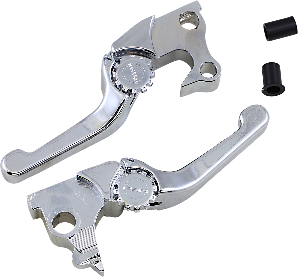 POWERSTANDS RACING Lever Set - Anthem - Shorty - Chrome 12-01655-20