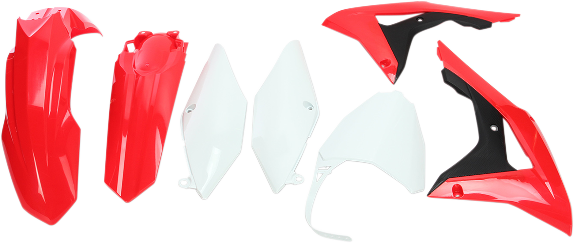 Kit de carrocería de repuesto UFO - OEM Rojo/Blanco/Negro HOKIT119-999