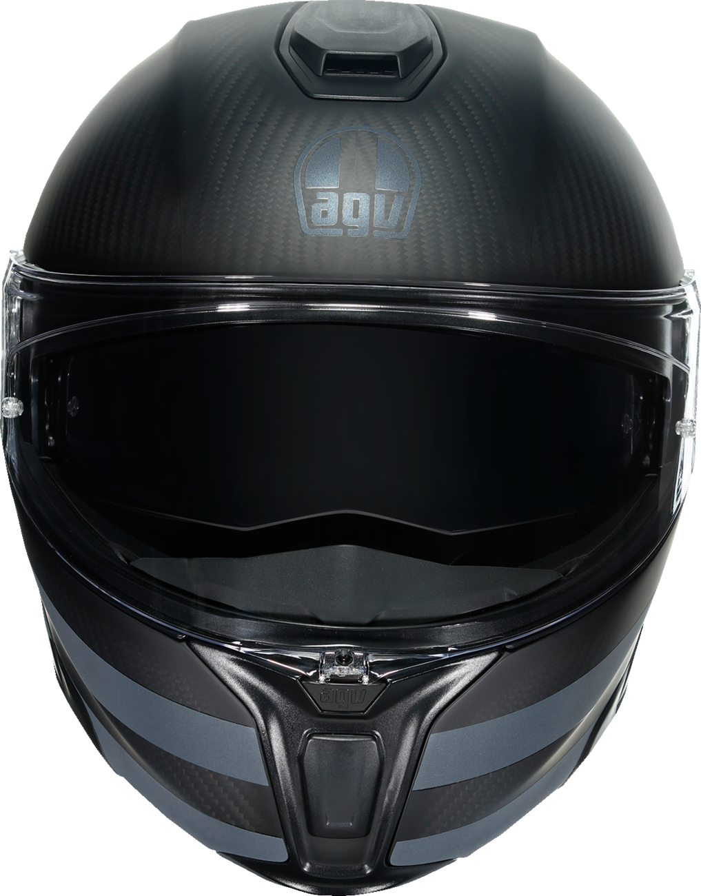 AGV SportModular Helmet - Dark Refractive - Carbon/Black - Medium 211201O2IY01412