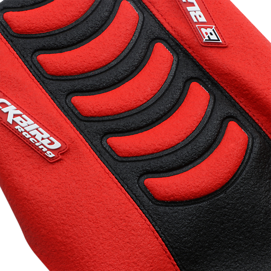 BLACKBIRD RACING Double Grip 3 Seat Cover - Black/Red - CRF 1148HUS