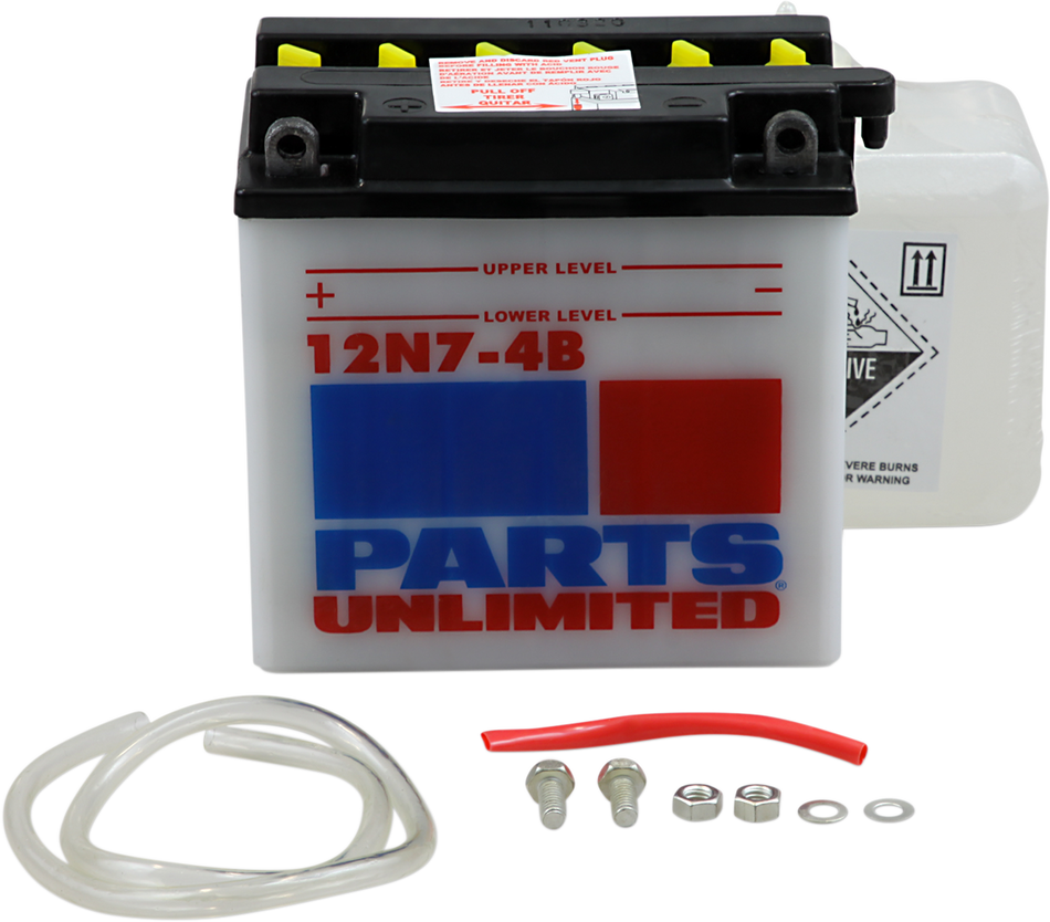 Parts Unlimited Battery - 12n7-4b 12n7-4b-Fp