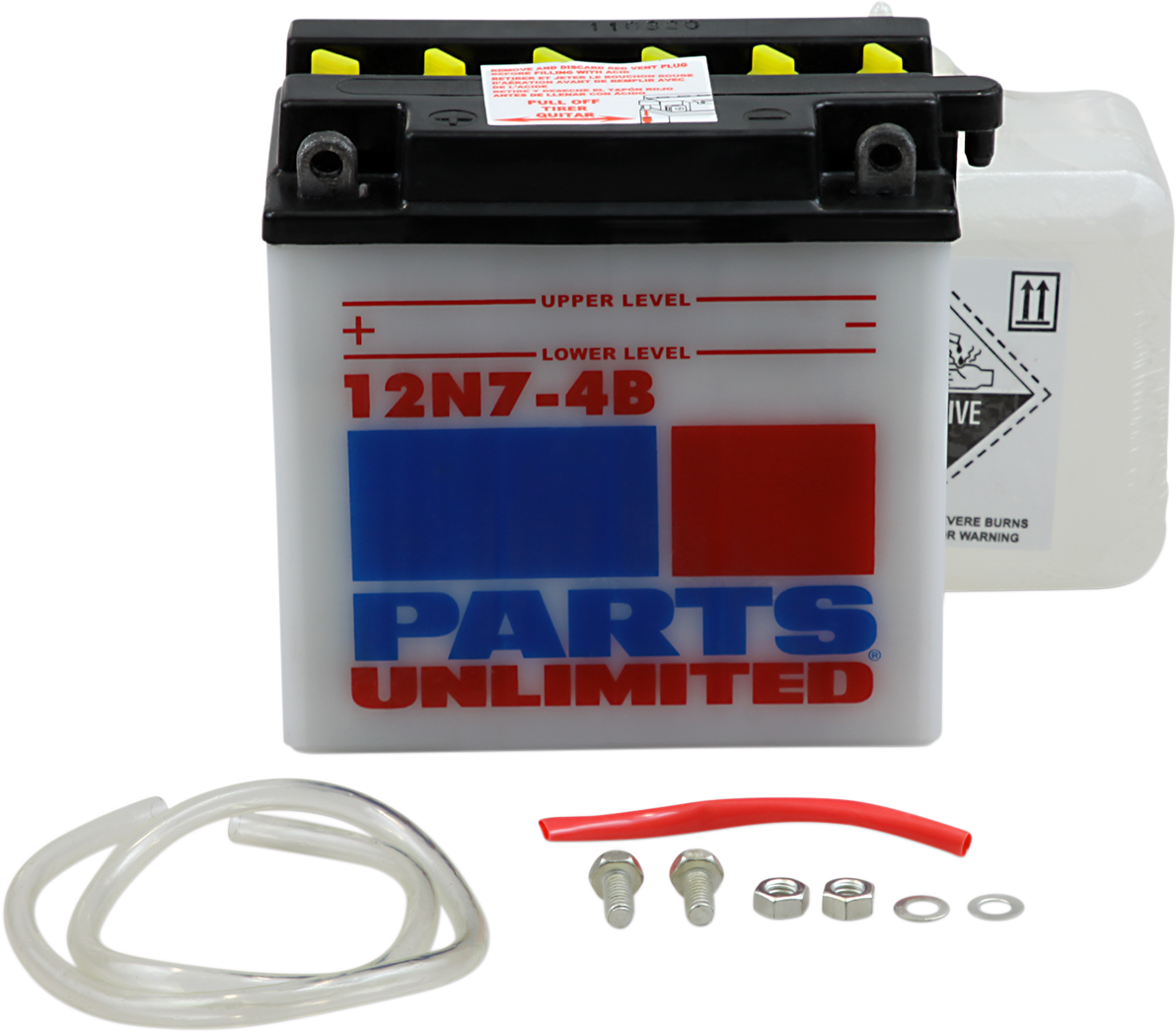 Parts Unlimited Battery - 12n7-4b 12n7-4b-Fp