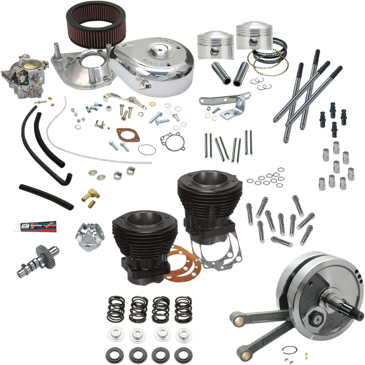 S&S CYCLE Hot Set-Up Kit - Big Twin 32-2268