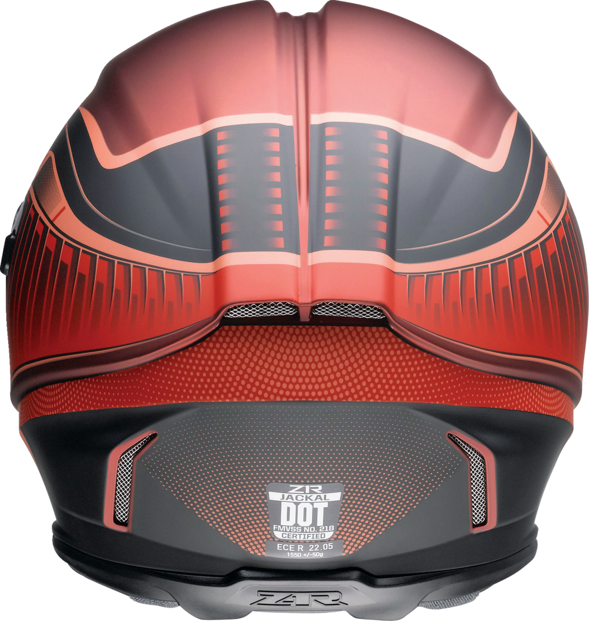 Z1R Jackal Helmet - Dark Matter - Red - XS 0101-14848