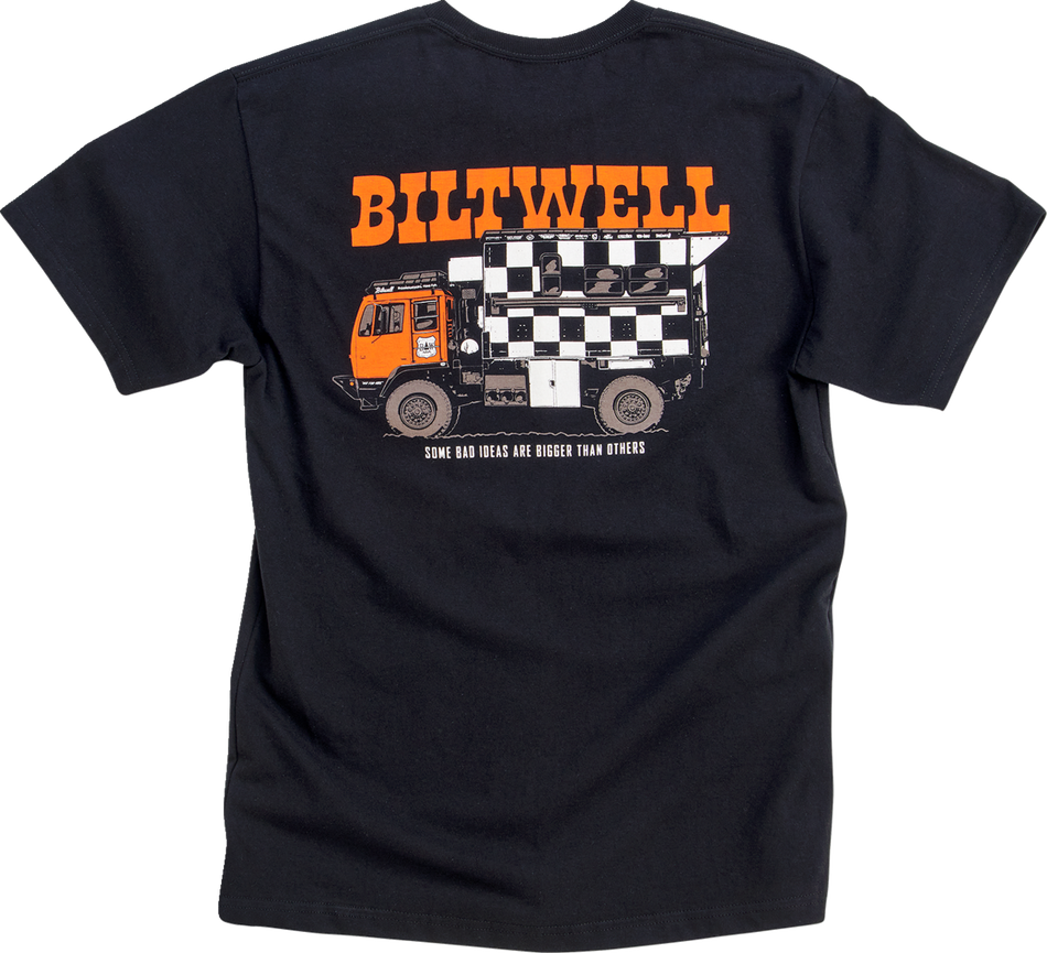 BILTWELL LMTV Camiseta con bolsillo - Negro - Grande 8102-076-004 