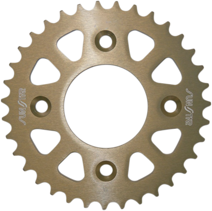 SUNSTAR SPROCKETS Rear Sprocket - 35 Tooth - Honda - Gold 5-106035