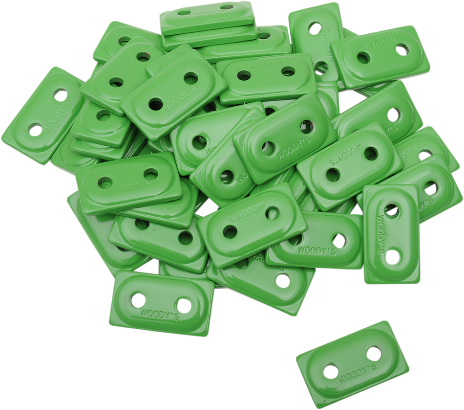 WOODY'S Support Plates - Green - 48 Pack ADD2-3780-B