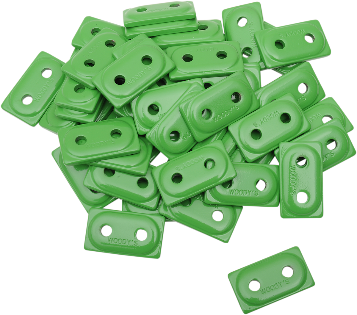 WOODY'S Support Plates - Green - 48 Pack ADD2-3780-B