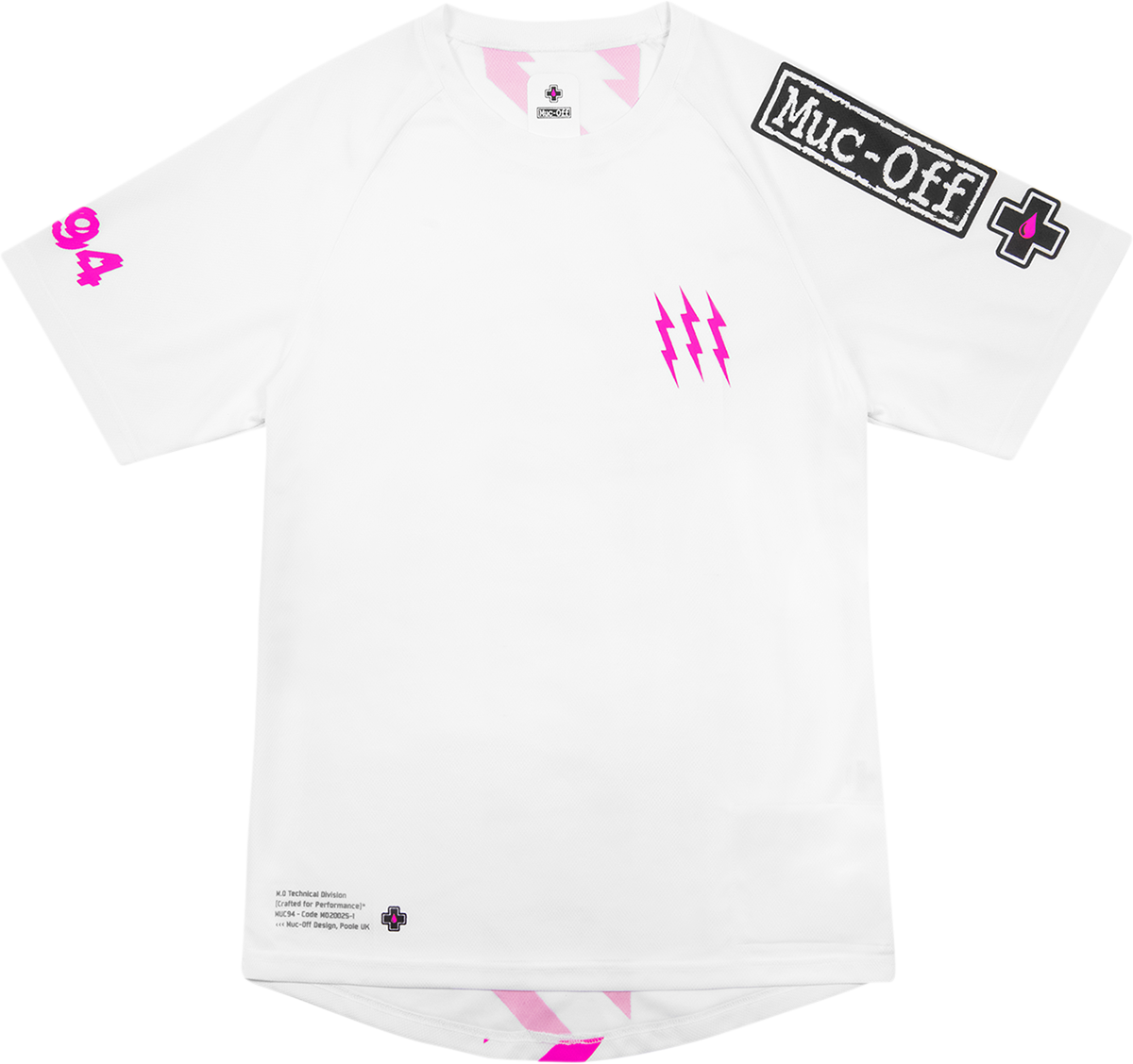 MUC-OFF USA Riders Short-Sleeve Jersey - White - Small 20481