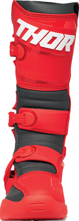 Botas THOR Blitz XR - Rojo/Carbón - Talla 12 3410-3114 