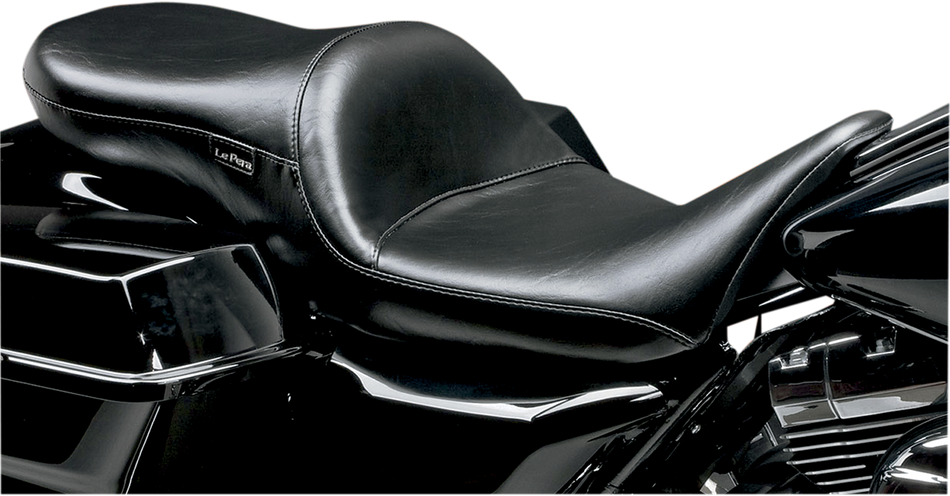 LE PERA Maverick Seat - Without Backrest - Smooth - Black - FL '08-'22 LK-957S