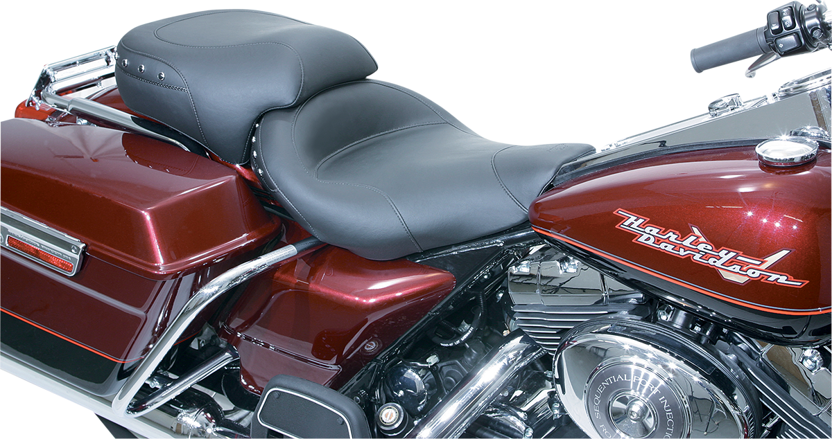 MUSTANG Wide Solo Seat - Studded - FLHR/FLHX 75578