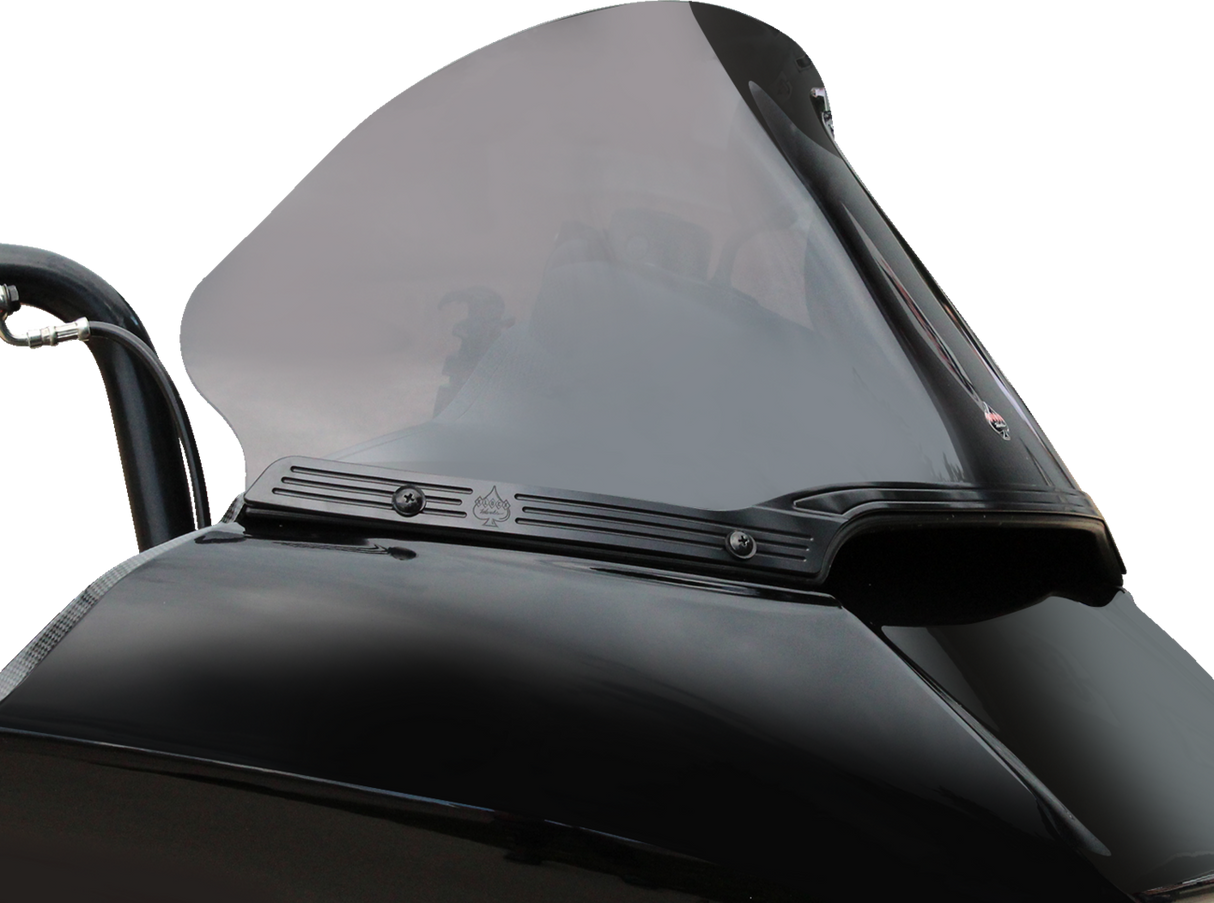 KLOCK WERKS Windshield Trim - KERF - Blacked Out KWW-01-0582