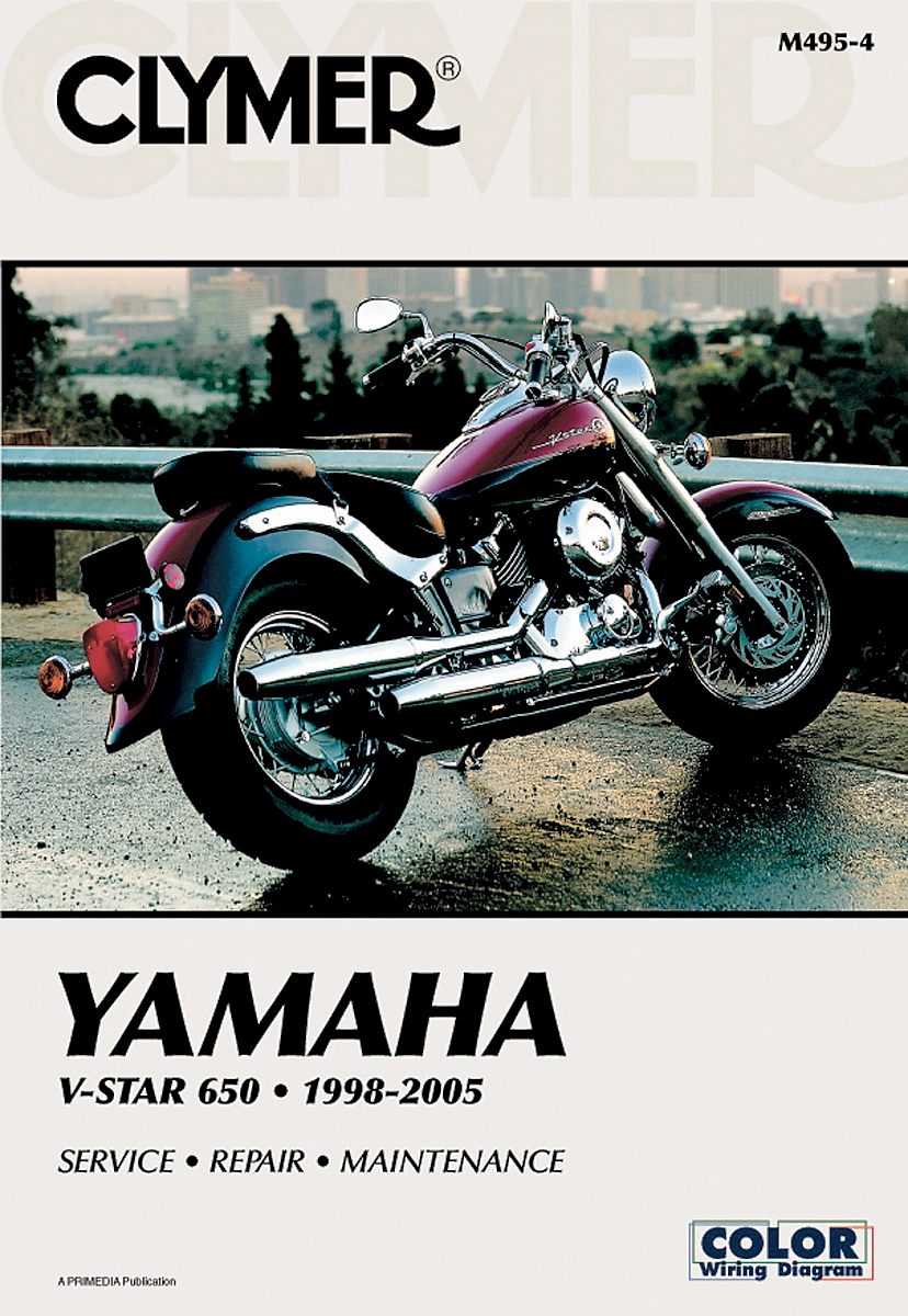 CLYMER Manual - Yamaha XVS650 V-Star CM4957