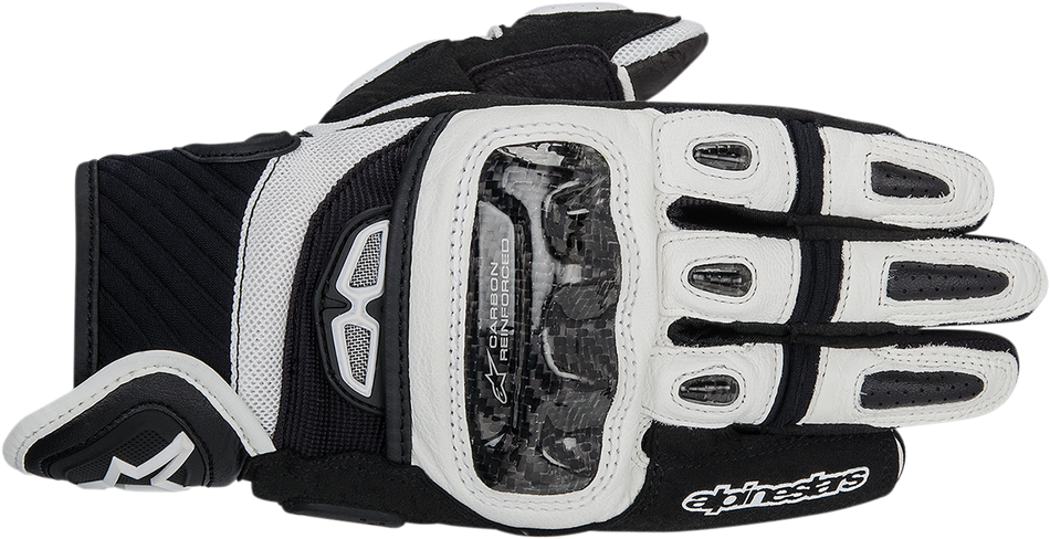 ALPINESTARS GP-Air Leather Gloves - Black/White - Medium 3567914-12-M