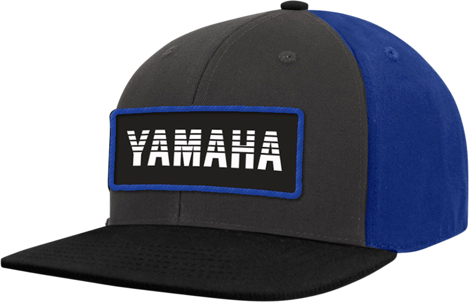 YAMAHA APPAREL Yamaha Patch Hat - Graphite/Blue NP21A-H2690