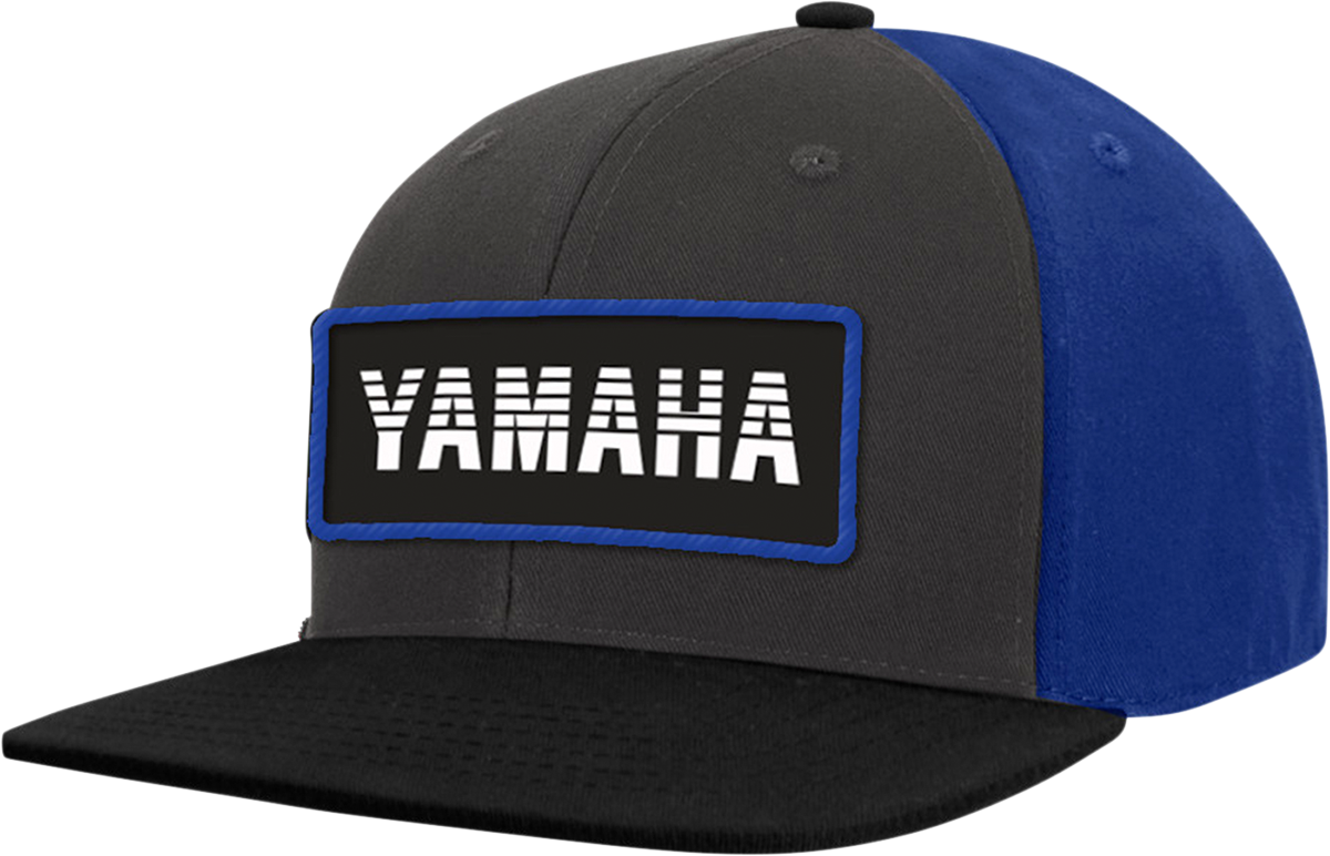 YAMAHA APPAREL Yamaha Patch Hat - Graphite/Blue NP21A-H2690