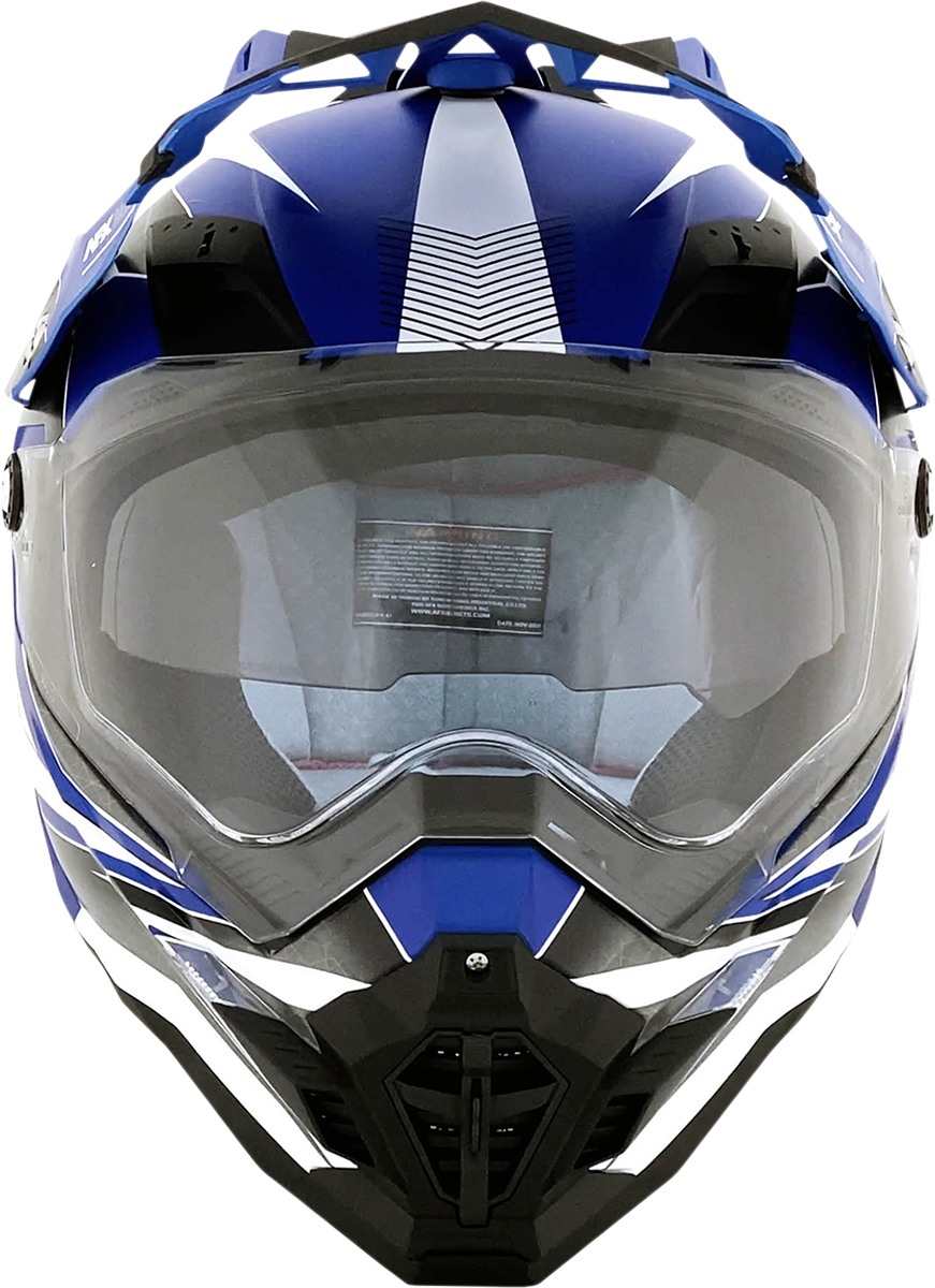 AFX FX-41 Helmet - Range - Matte Blue - Medium 0140-0072