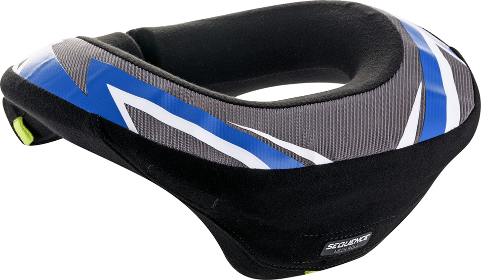 ALPINESTARS Youth Sequence Neck Roll - Black/Anthracite/Blue - S/M 6741018-177-SM