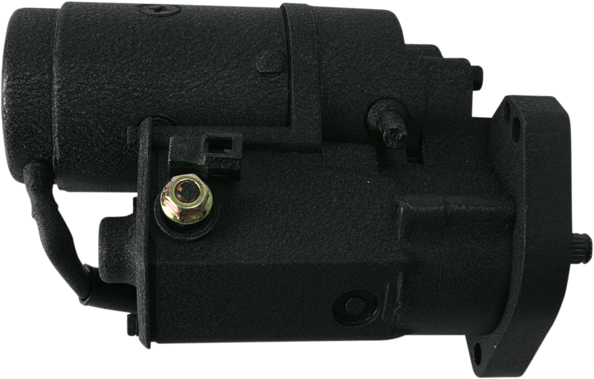 TERRY COMPONENTS Starter Motor - Harley Davidson - Black Wrinkle 773590