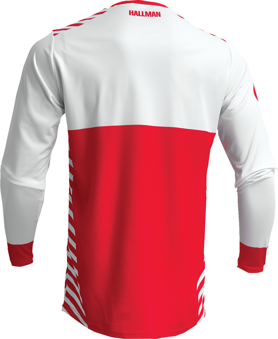 THOR Differ Slice Jersey - White/Red - Small 2910-7133