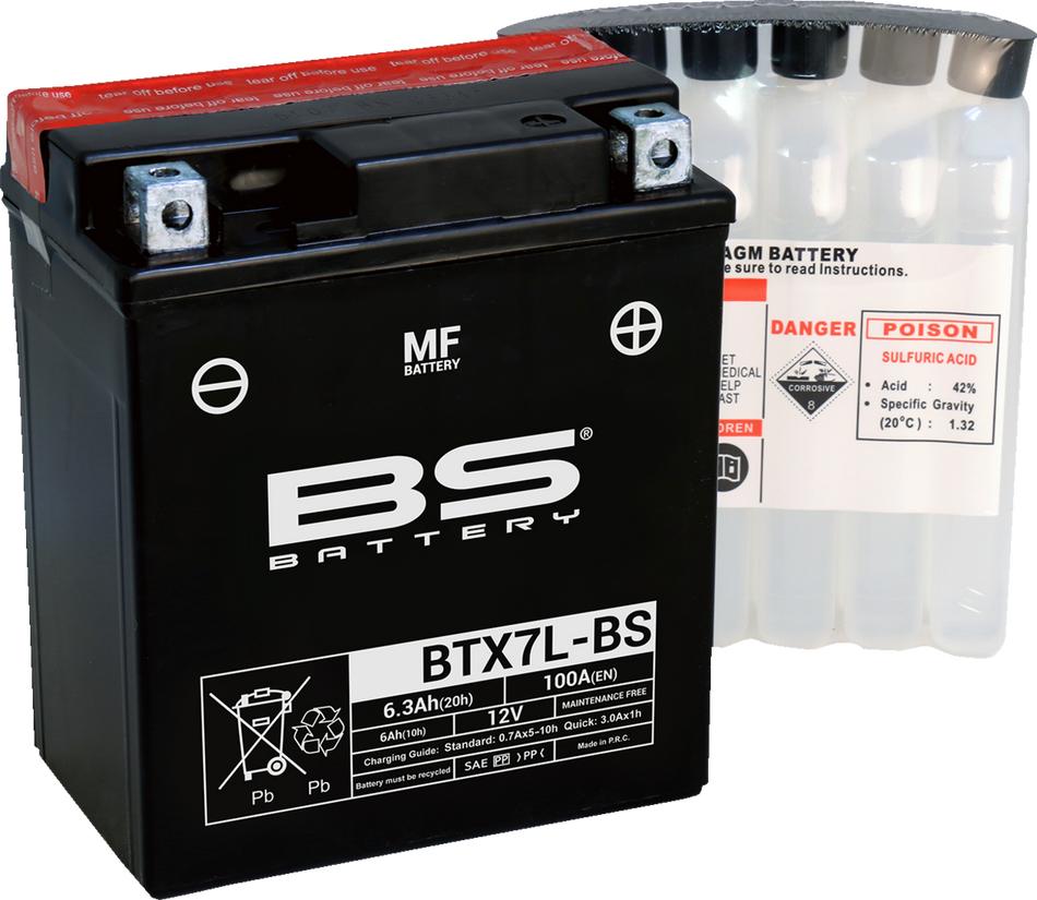 BS BATTERY Battery - BTX7L-BS (YTX) 300620
