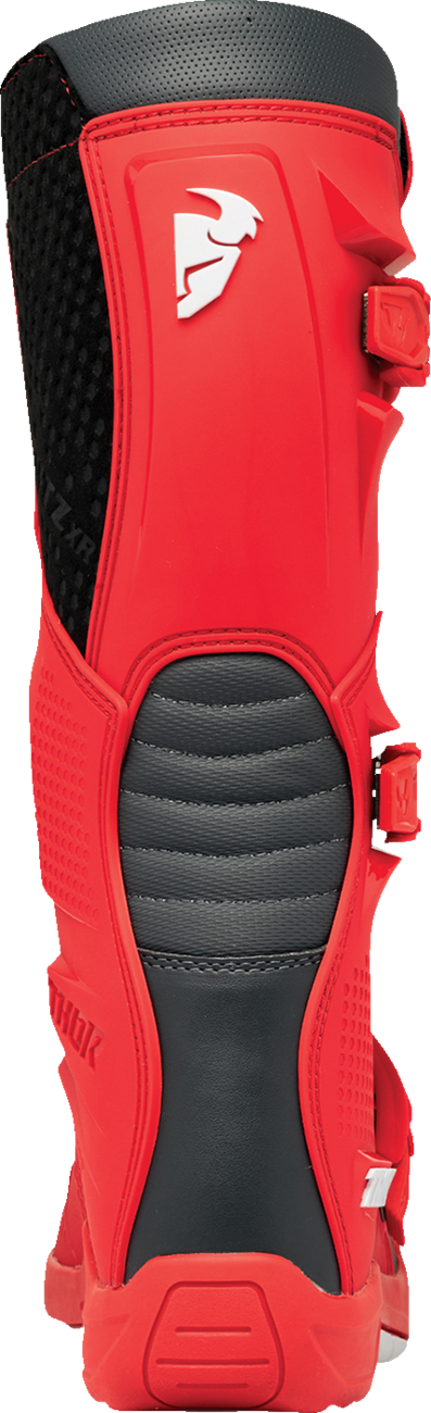 Botas THOR Blitz XR - Rojo/Carbón - Talla 12 3410-3114 