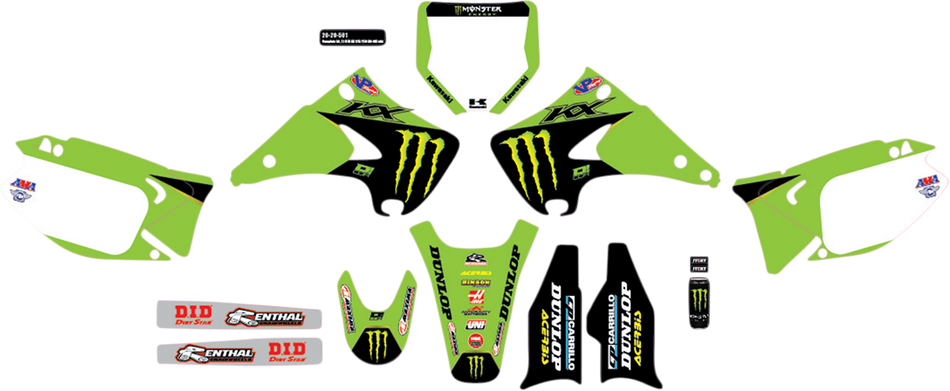Kit gráfico D'COR VISUALS - Monster Energy 20-20-501 
