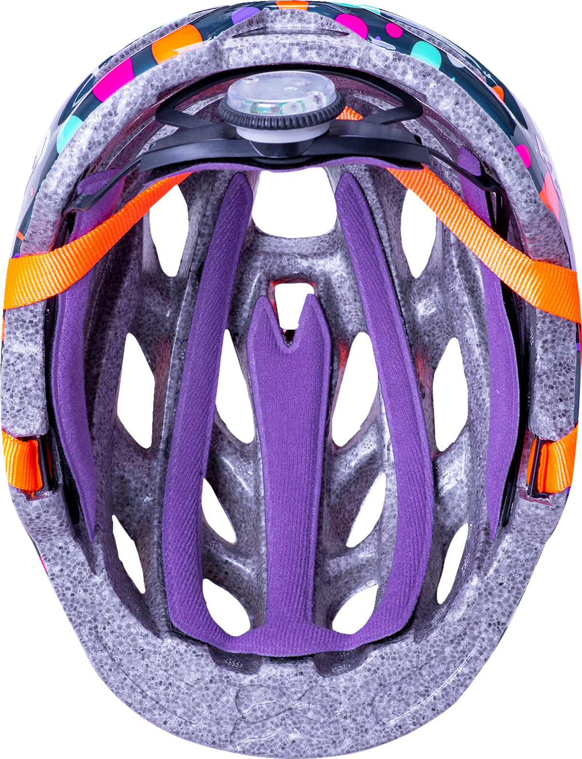 KALI Child Chakra Lighted Helmet - Confetti - Gloss Teal - Small 0221022135