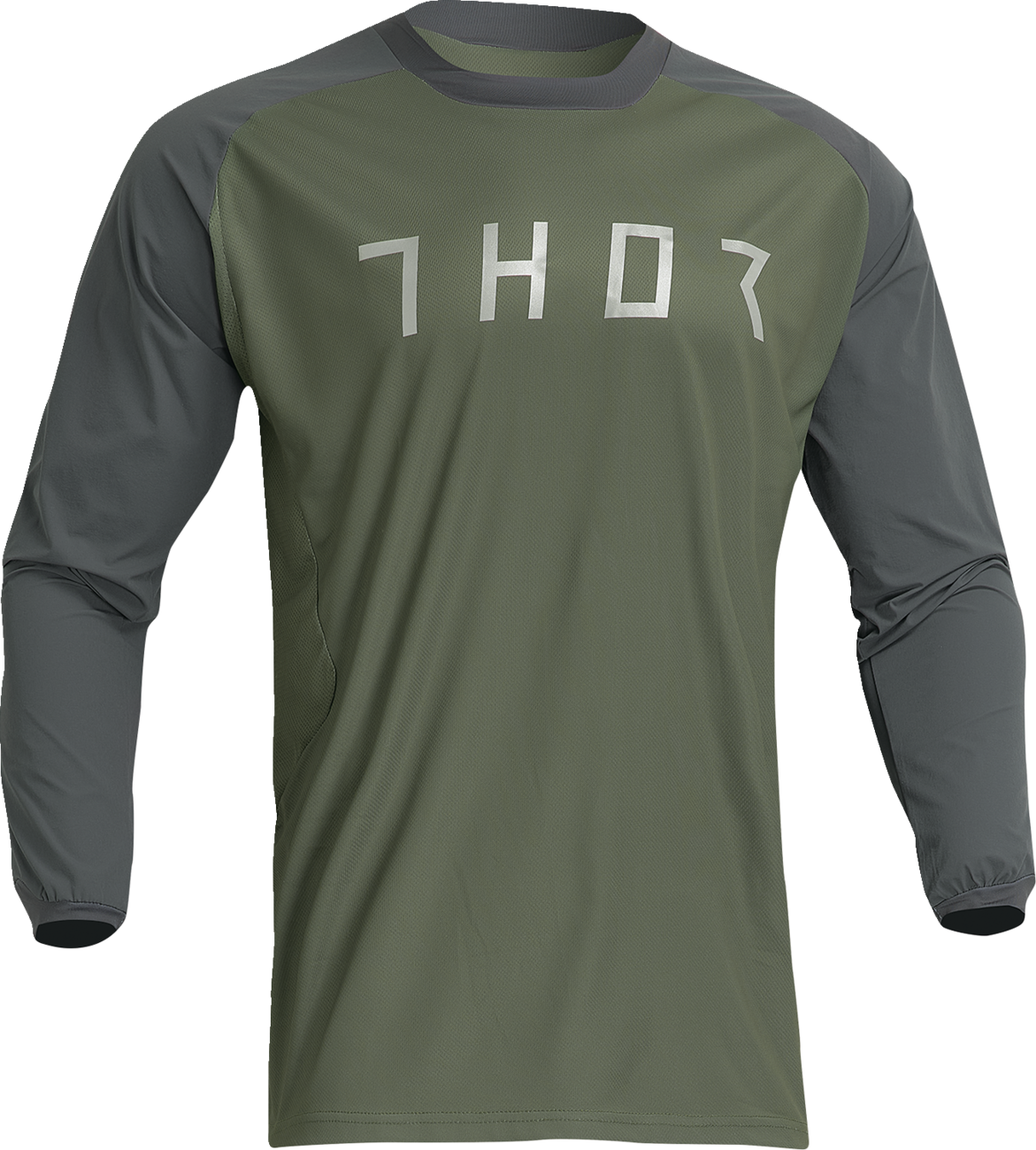 THOR Terrain Jersey - Army/Charcoal - Large 2910-7168