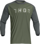 THOR Terrain Jersey - Army/Charcoal - Large 2910-7168