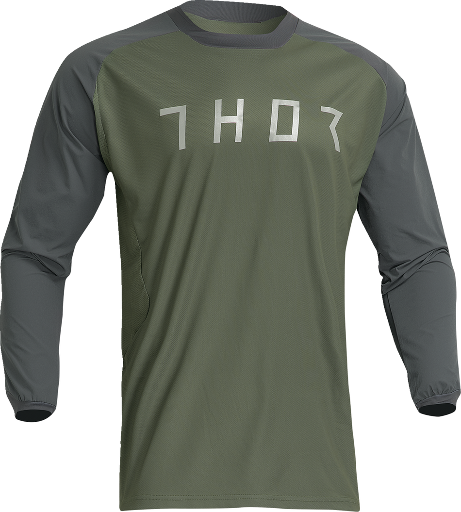 THOR Terrain Jersey - Army/Charcoal - 3XL 2910-7171