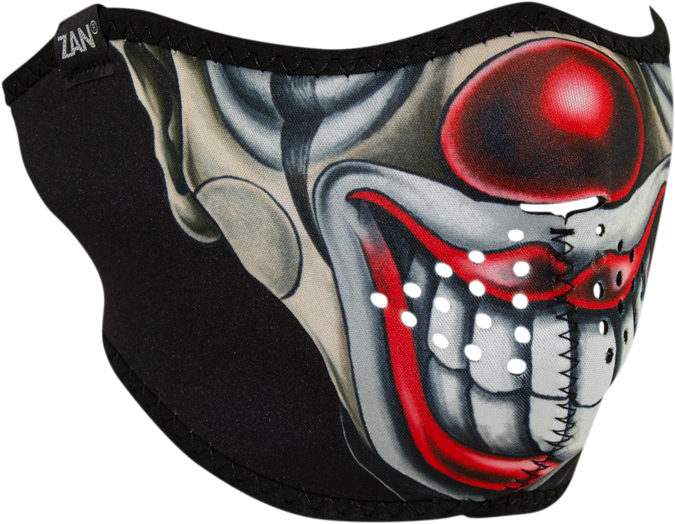 ZAN HEADGEAR Neoprene Half Mask - Chicano Clown WNFM411H