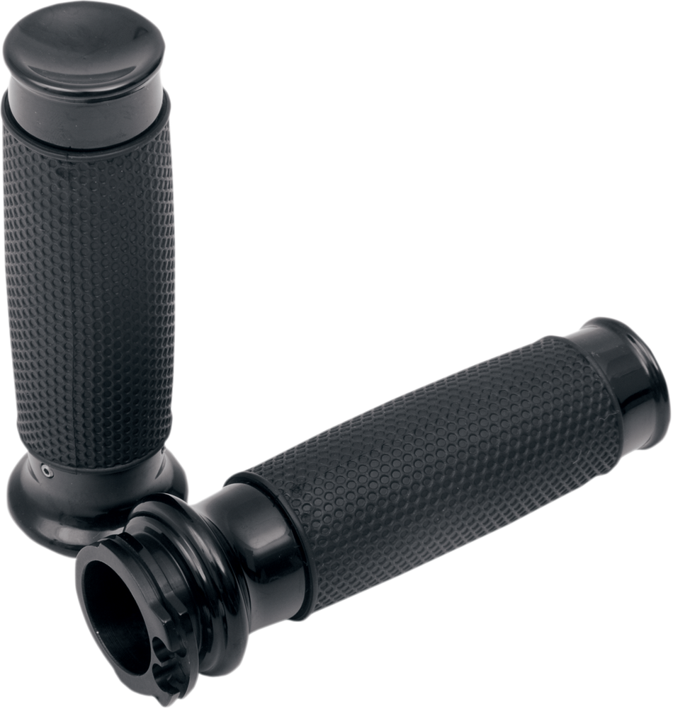 TODD'S CYCLE Grips - Vice - Rubber - Black VGR-2